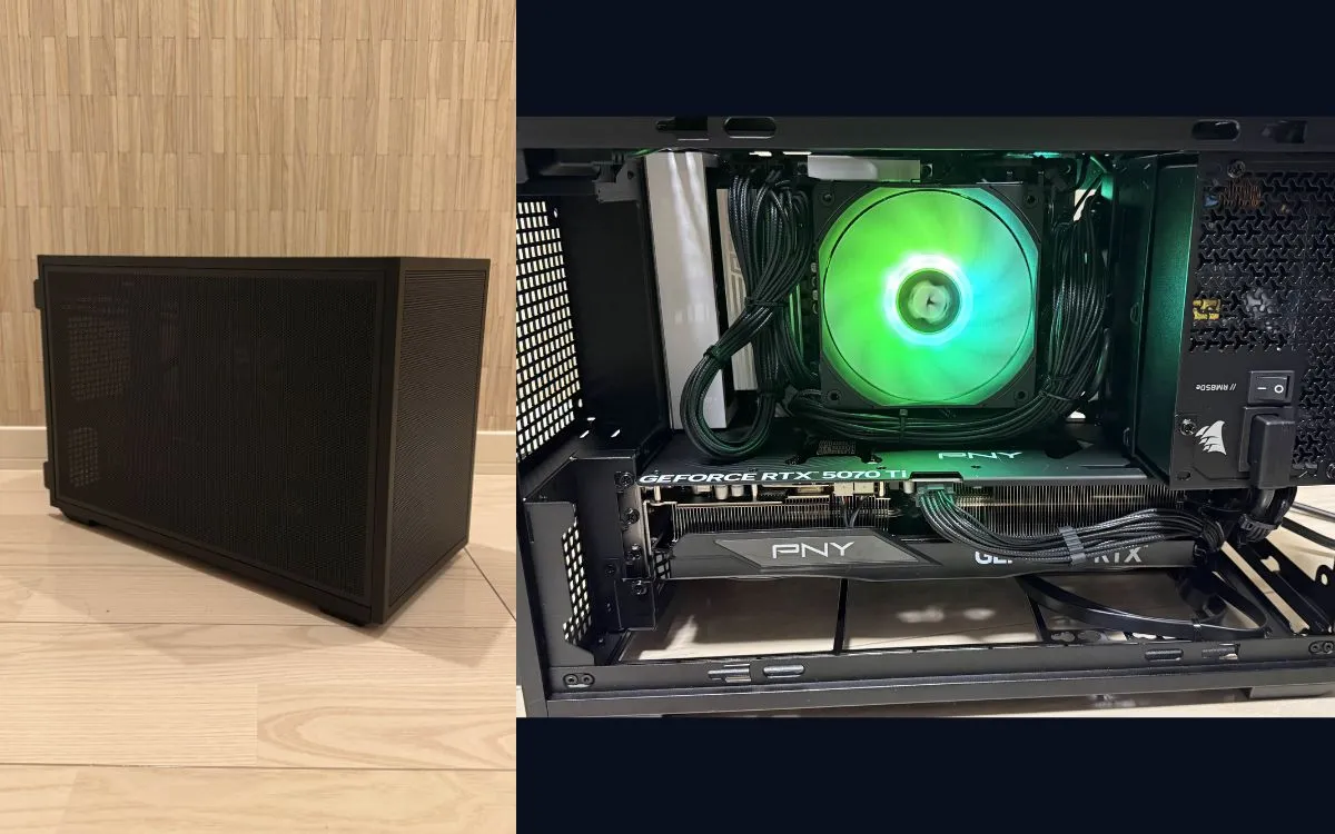 RTX 5070 Ti × LIAN LI B4-mATX｜神奈川県・コンパクトケースにハイエンドGPUを搭載した組立代行